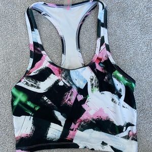 Betsey Johnson cropped workout top